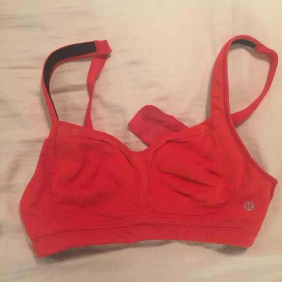 red lululemon bra